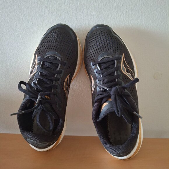 Saucony Endorphin Speed 3 Black Gold Running Shoes - Women's Sz 7.5 - Picture 7 of 7